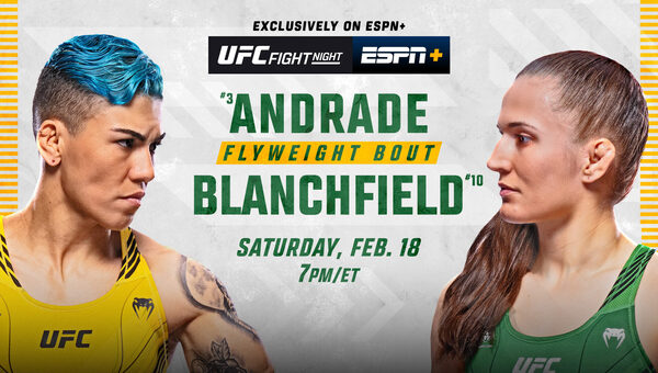 UFC Fight Night: Andrade vs Blanchfield 2023 2/18/23